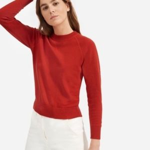 Everlane shrunken cashmere sweatshirt